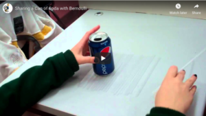 Bernoulli's Principle Demo - Soda Cans and Straws