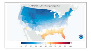 Average Monthly Temperature and Precipitation Maps from PBS Learning Media