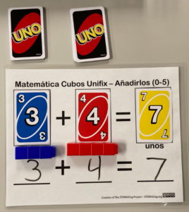 Uno, Dos, Tres - Unifix Cubes Patterns and Math