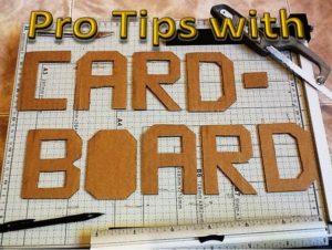 Pro Tips with Cardboard