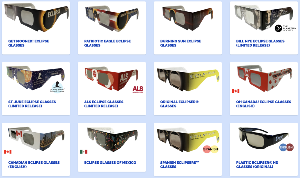 #8 Eclipse Glasses from American Paper Optics